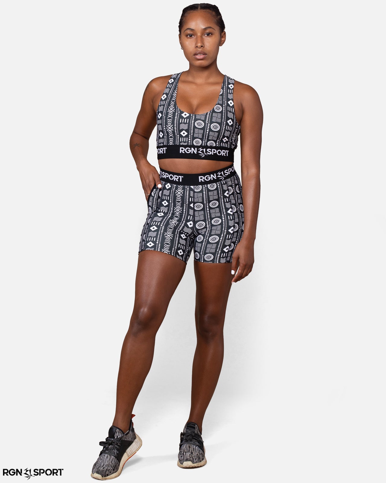 Lift Mudcloth Sports Bra
