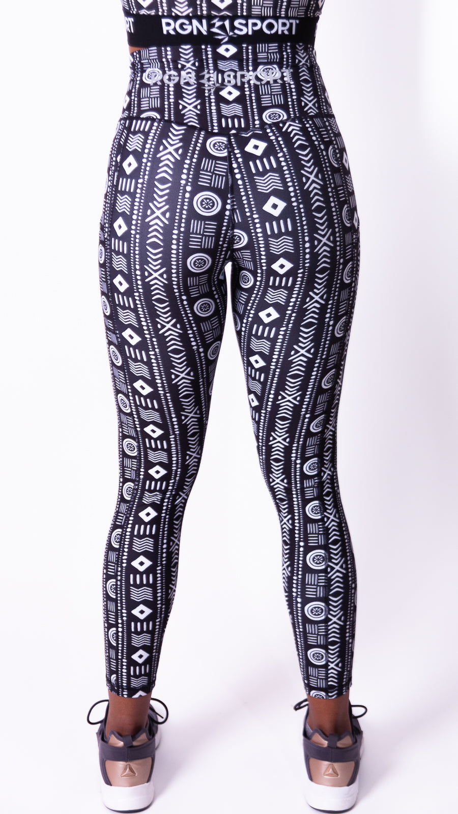 Mudcloth Diamond Leggings