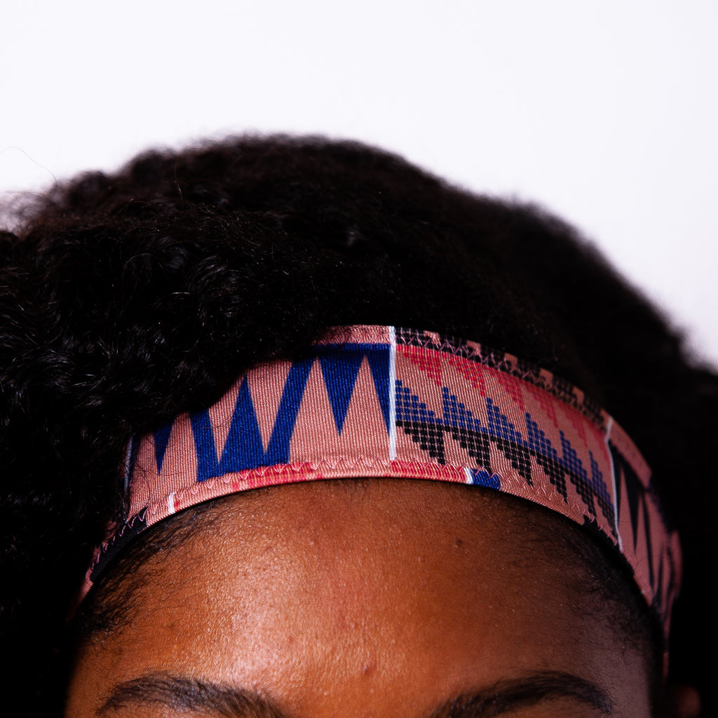 Pink Kente RGN Headband