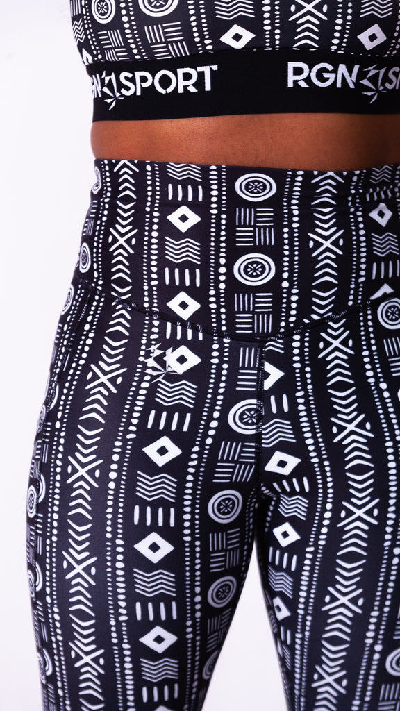 Mudcloth Diamond Leggings